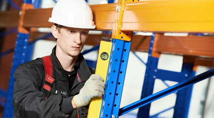 Home 4 pallet rack installation 434