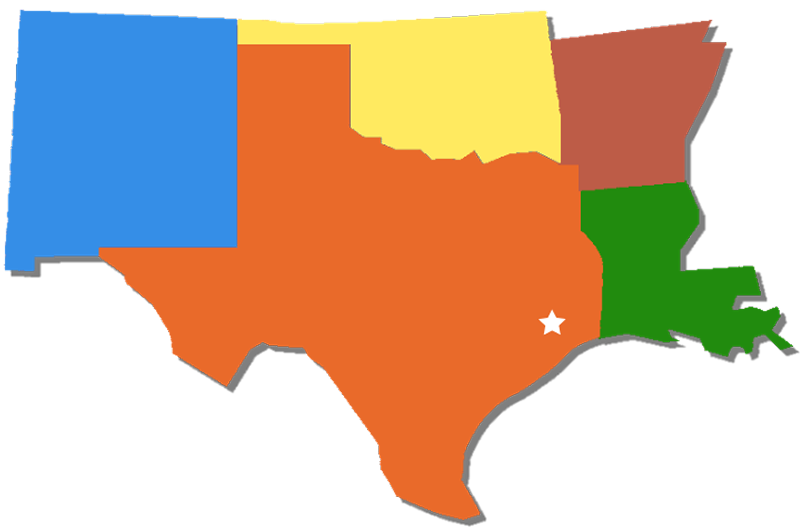 serving areas map