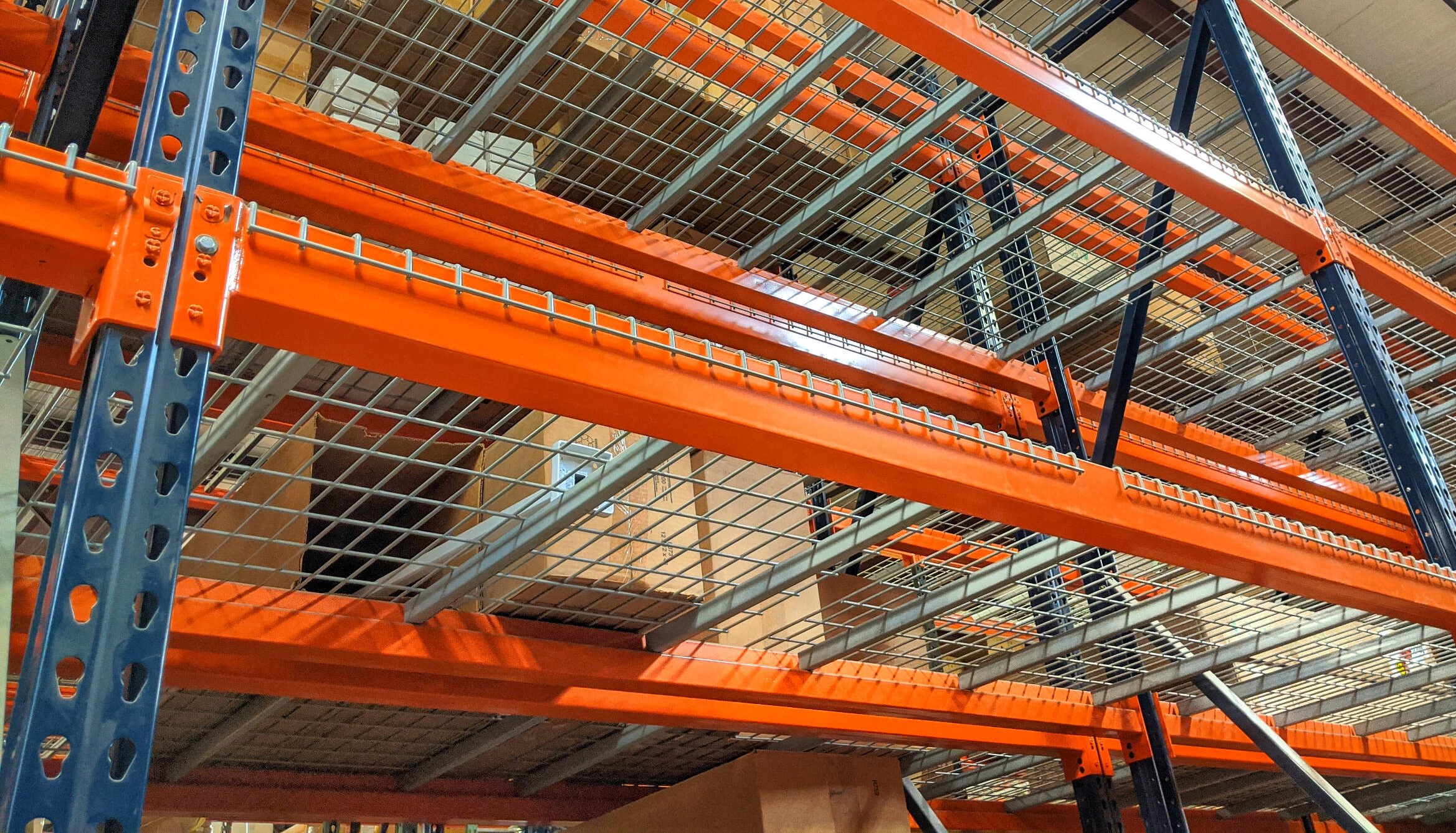 Used Wire Decking For Pallet Racks